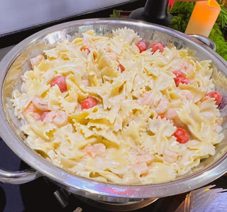 Pasta con camarones