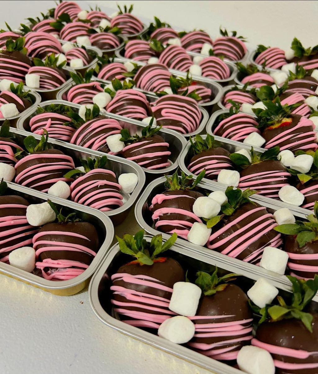 Pr Factory Store Mini Canoas de fresas con chocolate – Candylian Factory pr
