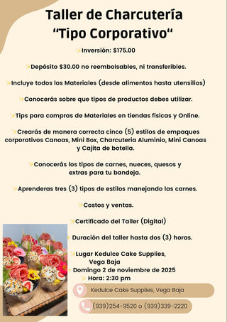 Taller de Charcutería "Tipo Corporativo"