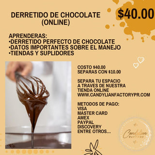 Clase Derretido de Chocolate (online)